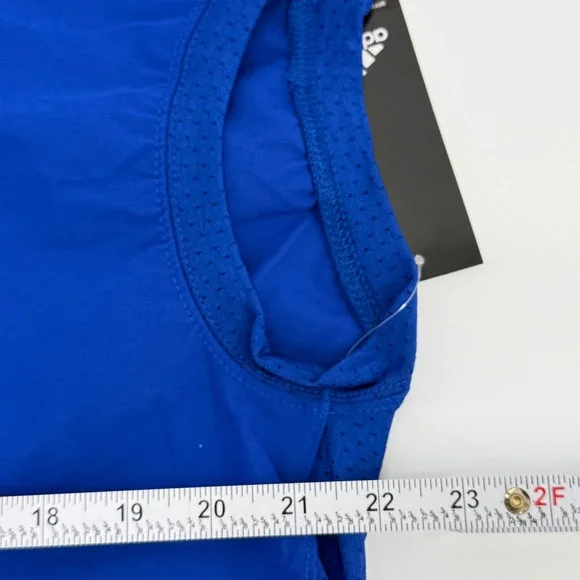 Adidas Football Jersey Royal Blue V Neck Short Sleeve Men's 2XL GG7399 NWT - Picture 10 of 13